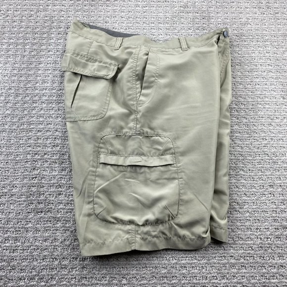 Gotcha Sports Shorts Men 36 Brown Chino Short Pants Activewear Polyester Casual - Picture 7 of 15